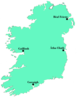 Map Of Ireland Cities Image